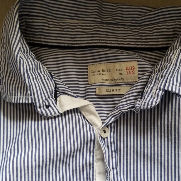 EUC Zara Boys Slim Fit Shirt - Picture 2 of 5